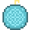 Cyan ornament