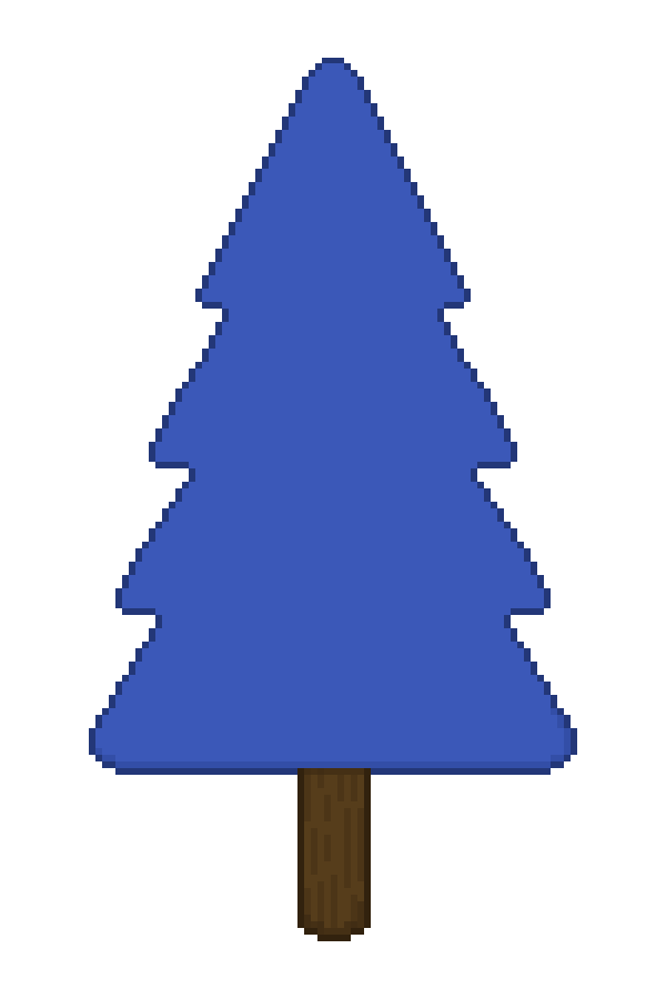 Blue tree